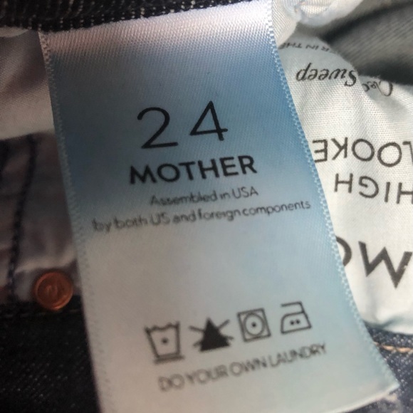 MOTHER HIGH WAISTED LOOKER JEANS SIZE 24 - Picture 13 of 13